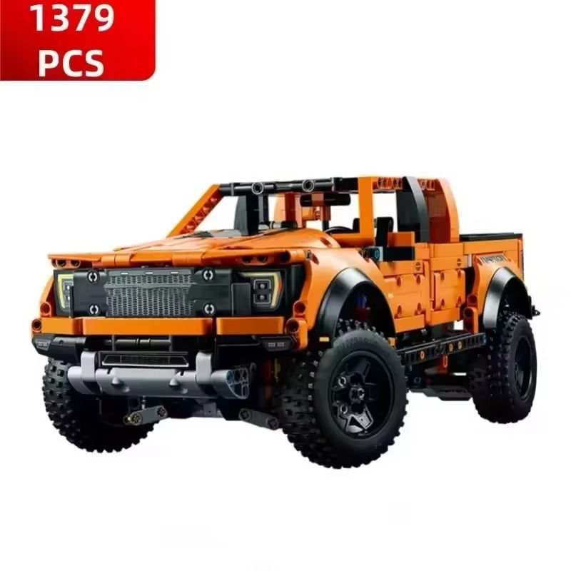 TechRacer F150 MOC Building Block Truck Toy 10