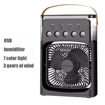 CoolBreeze 3in1 Portable Air Cooler Humidifier Fan With LED Light 9