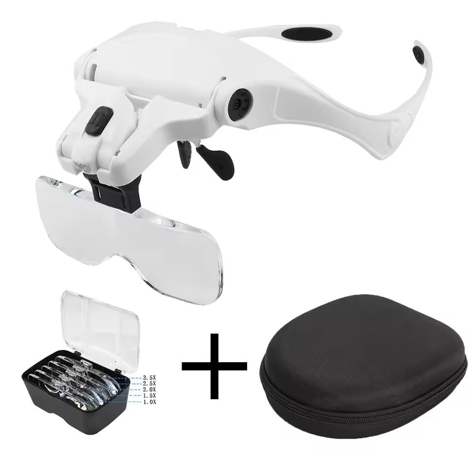 Adjustable LED Head Magnifying Glasses With Multiple Lens Strengths 9
