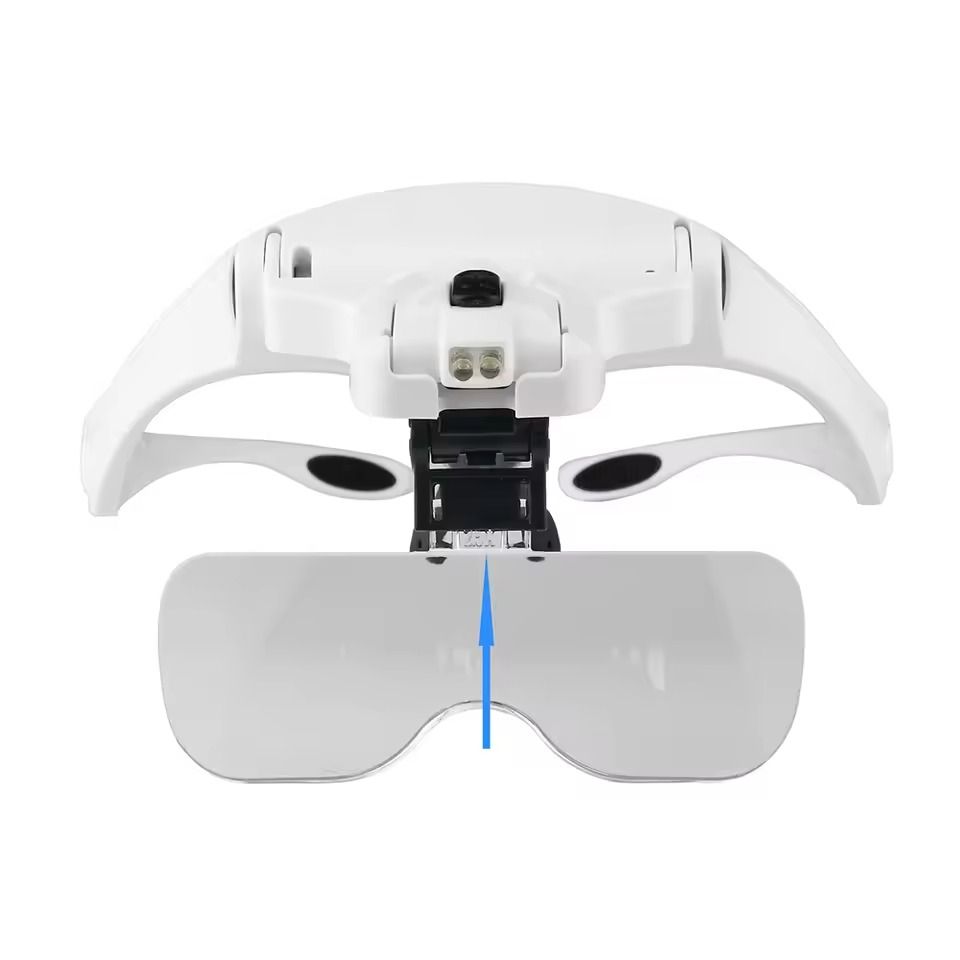 Adjustable LED Head Magnifying Glasses With Multiple Lens Strengths 1