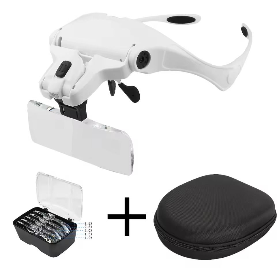 Adjustable LED Head Magnifying Glasses With Multiple Lens Strengths 8
