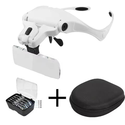 Adjustable LED Head Magnifying Glasses With Multiple Lens Strengths 8
