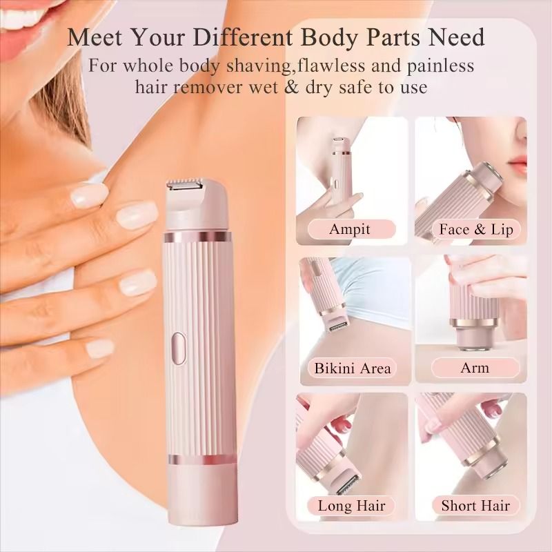 Electric Shaver For Women With Painless Bikini And Facial Hair Removal 1