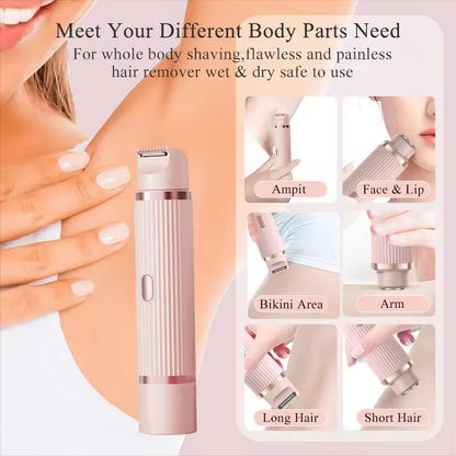 Electric Shaver For Women With Painless Bikini And Facial Hair Removal 1