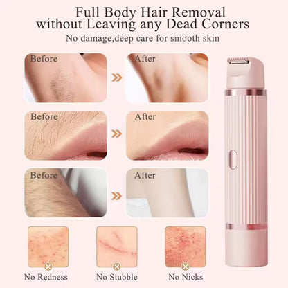 Electric Shaver For Women With Painless Bikini And Facial Hair Removal 5