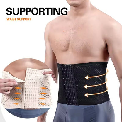 Men Slimming Body Shaper Waist Trainer Compression Belt 1