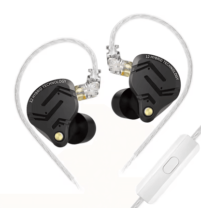 Lenovo KZ ZS12 Pro X Hybrid IEM  Tunable 1DD 5BA Metal Earphones 2