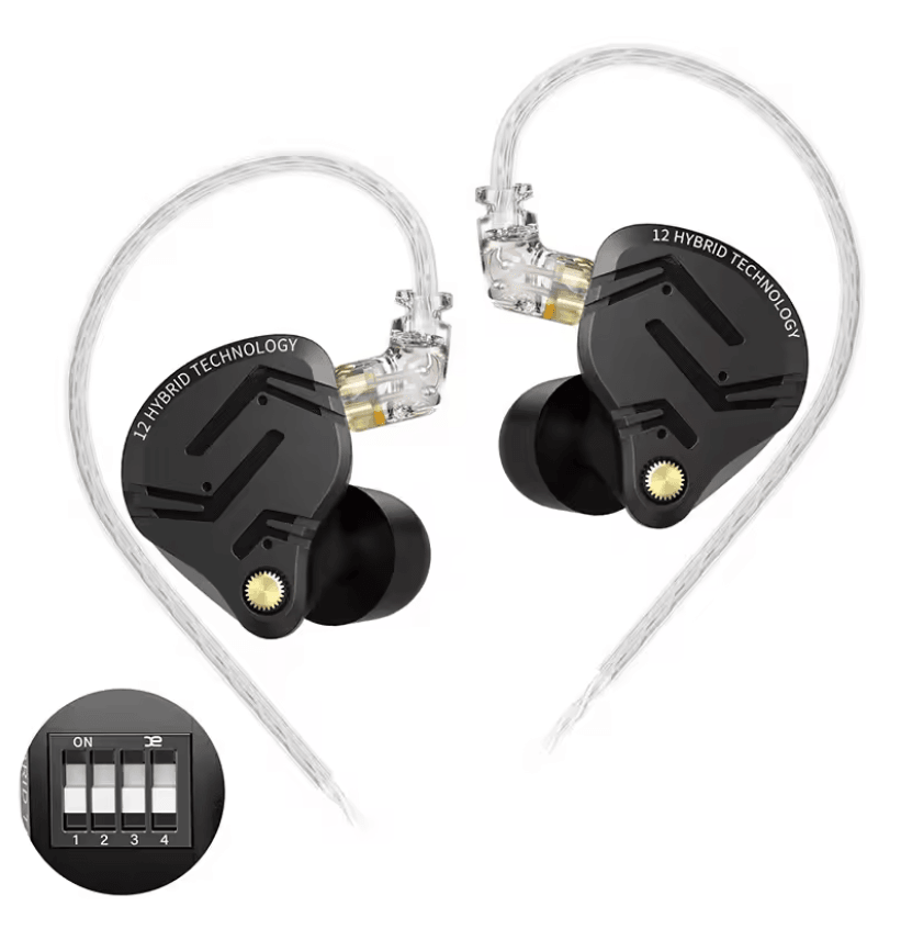 Lenovo KZ ZS12 Pro X Hybrid IEM  Tunable 1DD 5BA Metal Earphones 3