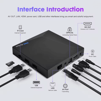 We2uSat K3 Pro Android 10 Streaming Media Box 6K HDR With WiFi 6 And Voice Control 2