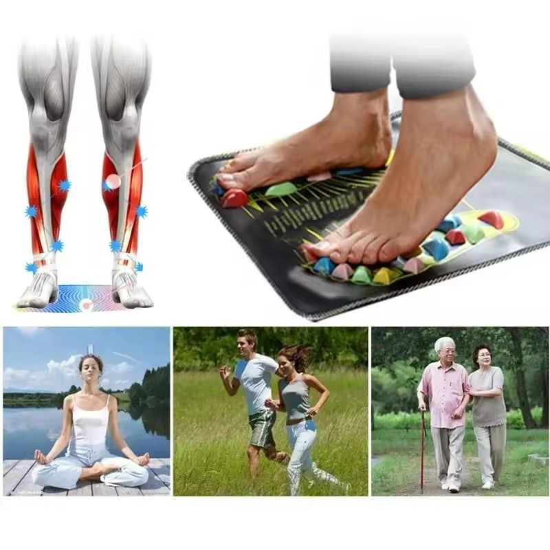 Foot Massage Mat Acupressure Reflexology Pad For Pain And Stress Relief 5