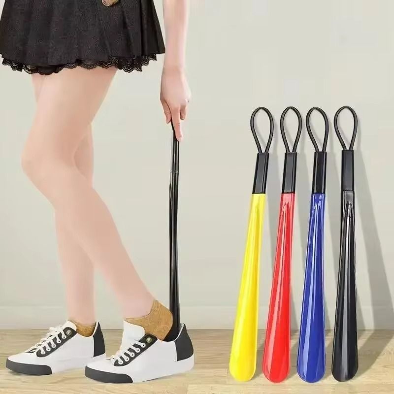 Extra Long Flexible Plastic Shoe Horn for Easy Wear