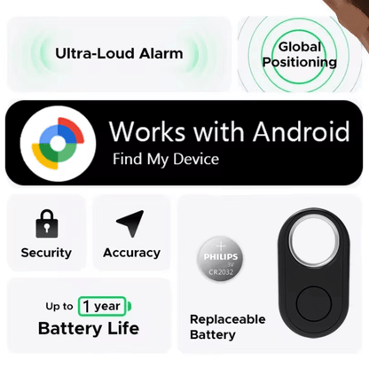 ProTrack Bluetooth GPS Tracker Tag Compatible With Google Find My And Android 1