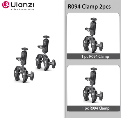 Ulanzi R094 Super Clamp With Double Ball Head Magic Arm 5
