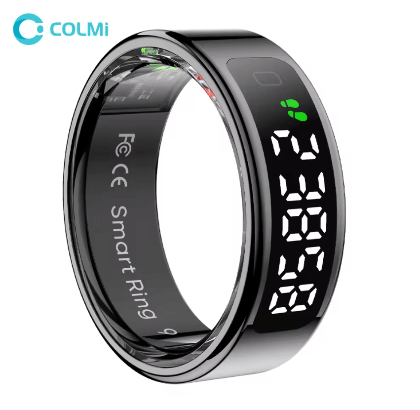 COLMI R12 Smart Ring Touchscreen Health Tracker with Wireless Charging