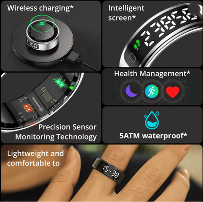COLMI R12 Smart Ring Touchscreen Health Tracker With Wireless Charging 1