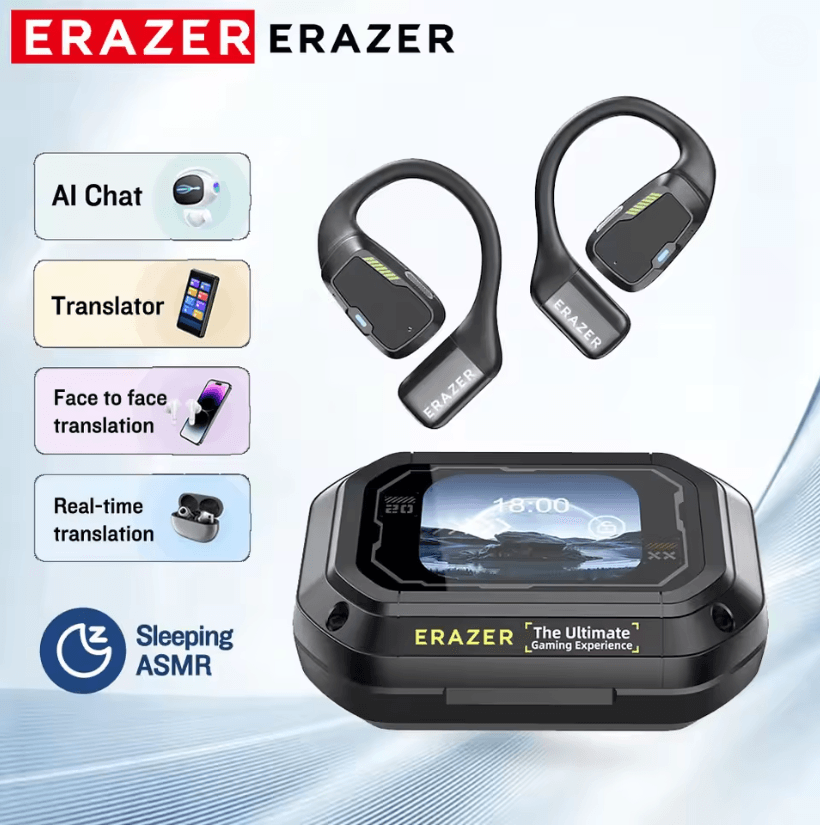 Erazer XP6 AI Translator Earbuds Bluetooth 5.4 Waterproof