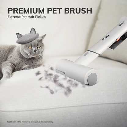 White Portable Handheld Vacuum Cleaner, Lightweight Multi-Function Cordless Cleaner for Car, Household & Pet Hair