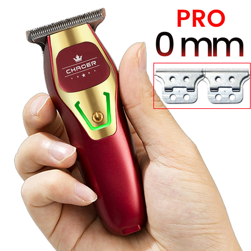 Professional T Blade Hair Trimmer for Men, Rechargeable Electric Clipper, Beard Shaver, Barber Haircut Machine Grooming