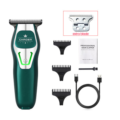 Professional T Blade Hair Trimmer For Men Rechargeable Electric Clipper Beard Shaver Barber Haircut 8