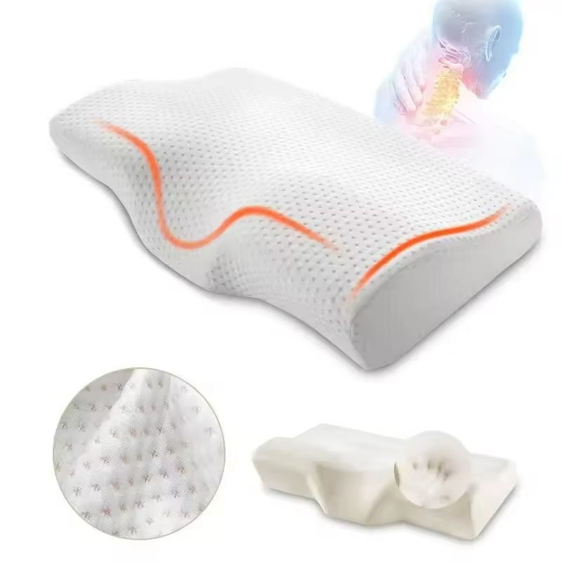 Orthopedic Memory Foam Cervical Pillow Neck Support Butterfly Shape 6