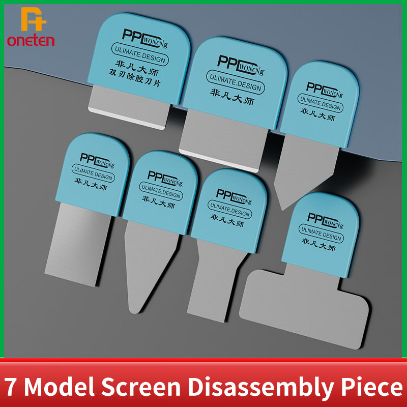 PPD Curved Screen Disassembly Pry Piece Blade for iPhone Android Mobile Phone Repair Tool Kit for Screen Removal & Open