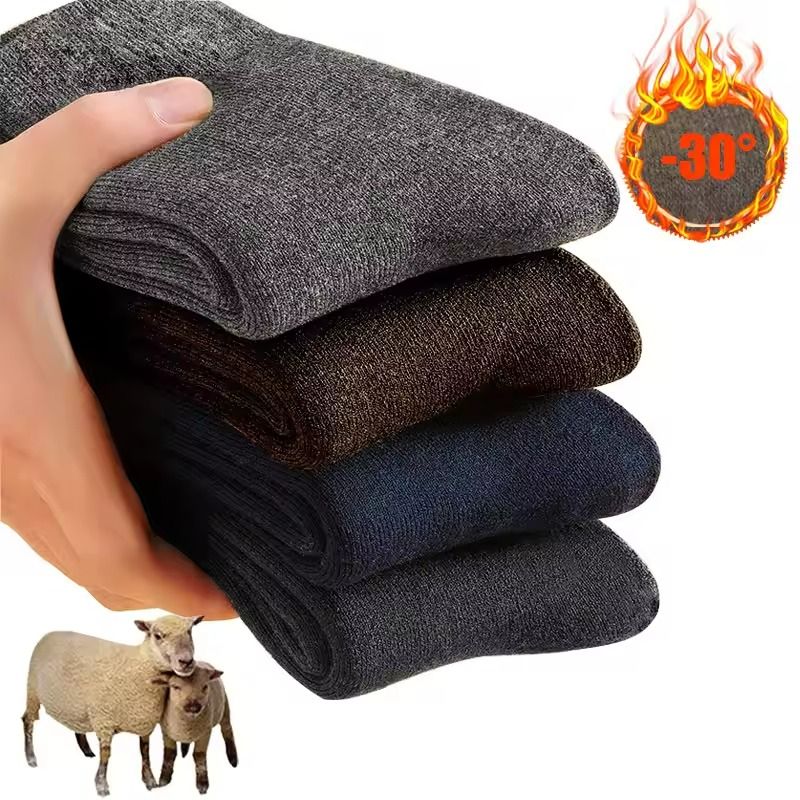 Thick Merino Wool Winter Socks Warm Thermal Cold Weather Socks