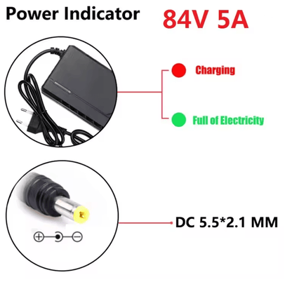 72V 5A Intelligent Fast Charger 84V With Cooling Fan 2