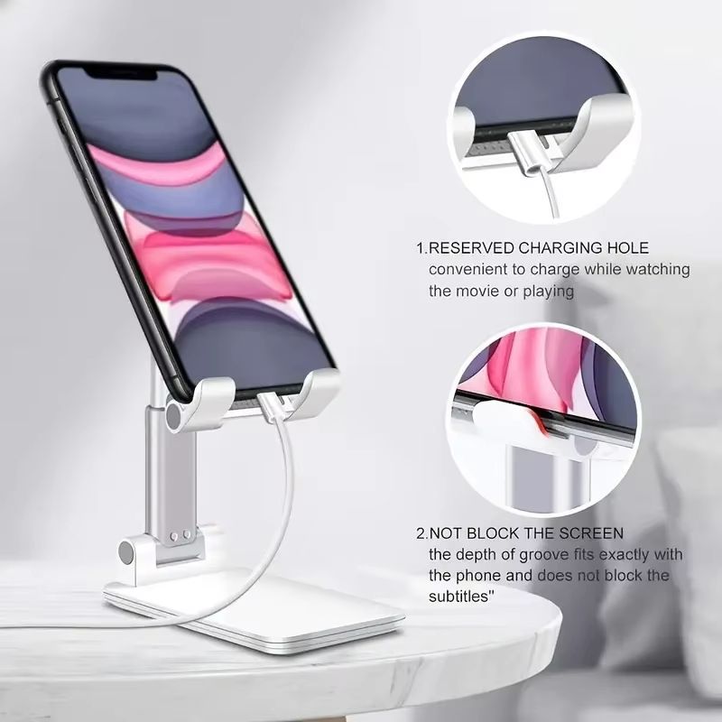 Premium Adjustable Desktop Tablet  Phone Stand  Universal Desk Mobile Holder 4
