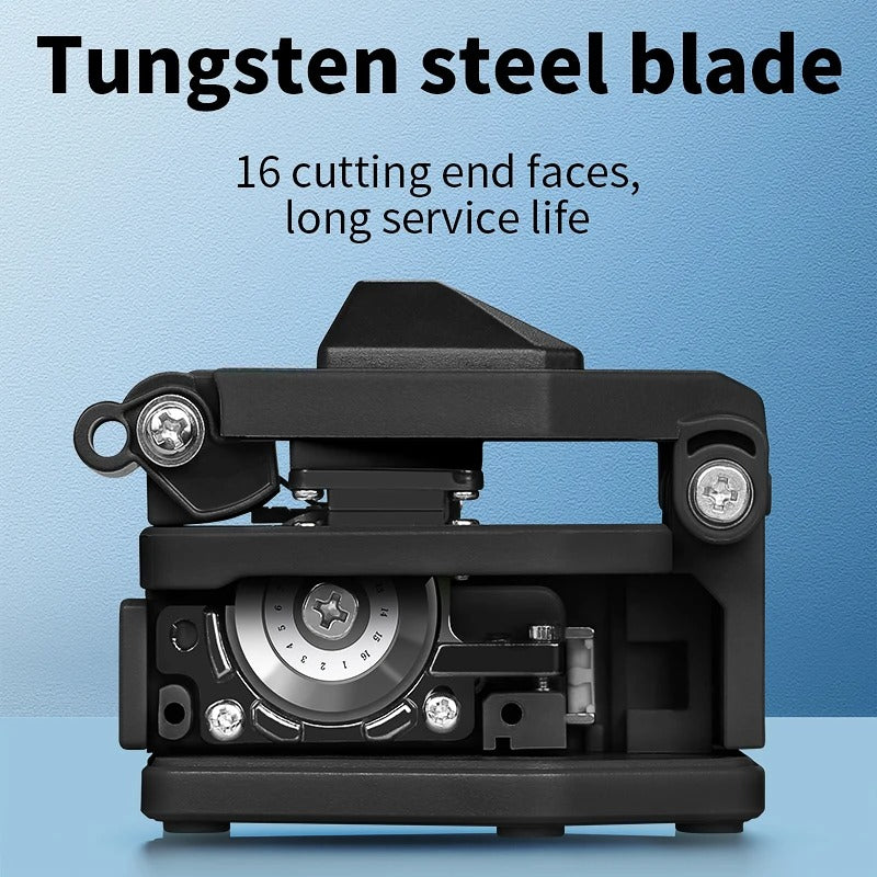 High Precision Fiber Cleaver Optical Fiber Cable Cutting Knife Fiber Optic Tool With 16Blade Surfac 5
