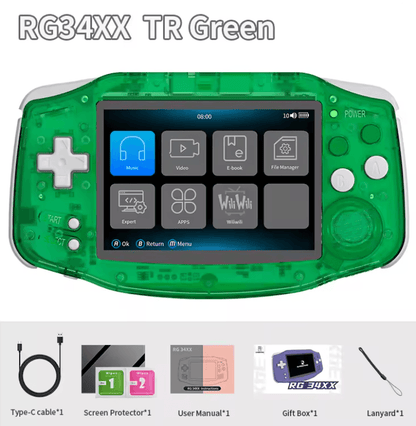 ANBERNIC RG34XX Retro Handheld Gaming Console 3 4 Inch Linux 5