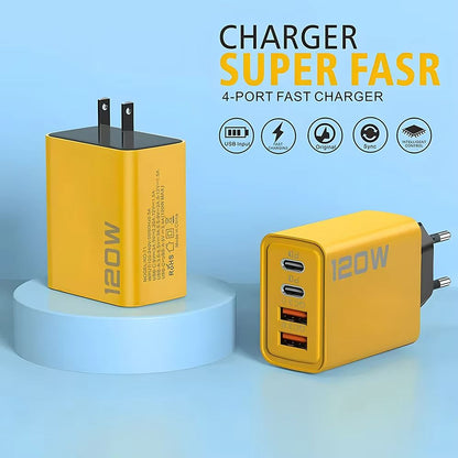 UltraCharge 4 Port USBC PD Fast Charging Adapter 12