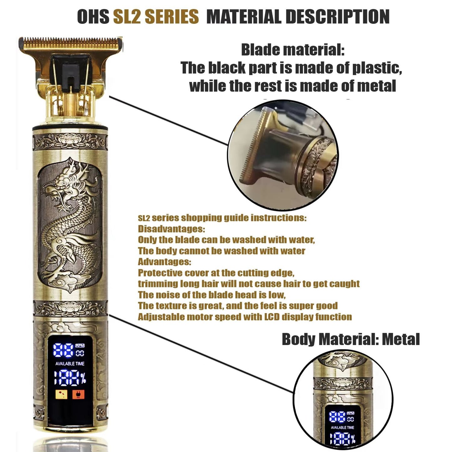 T9 Electric Hair And Beard Trimmer 0mm Precision Cordless Clipper For Men Grooming And Haircuts 11