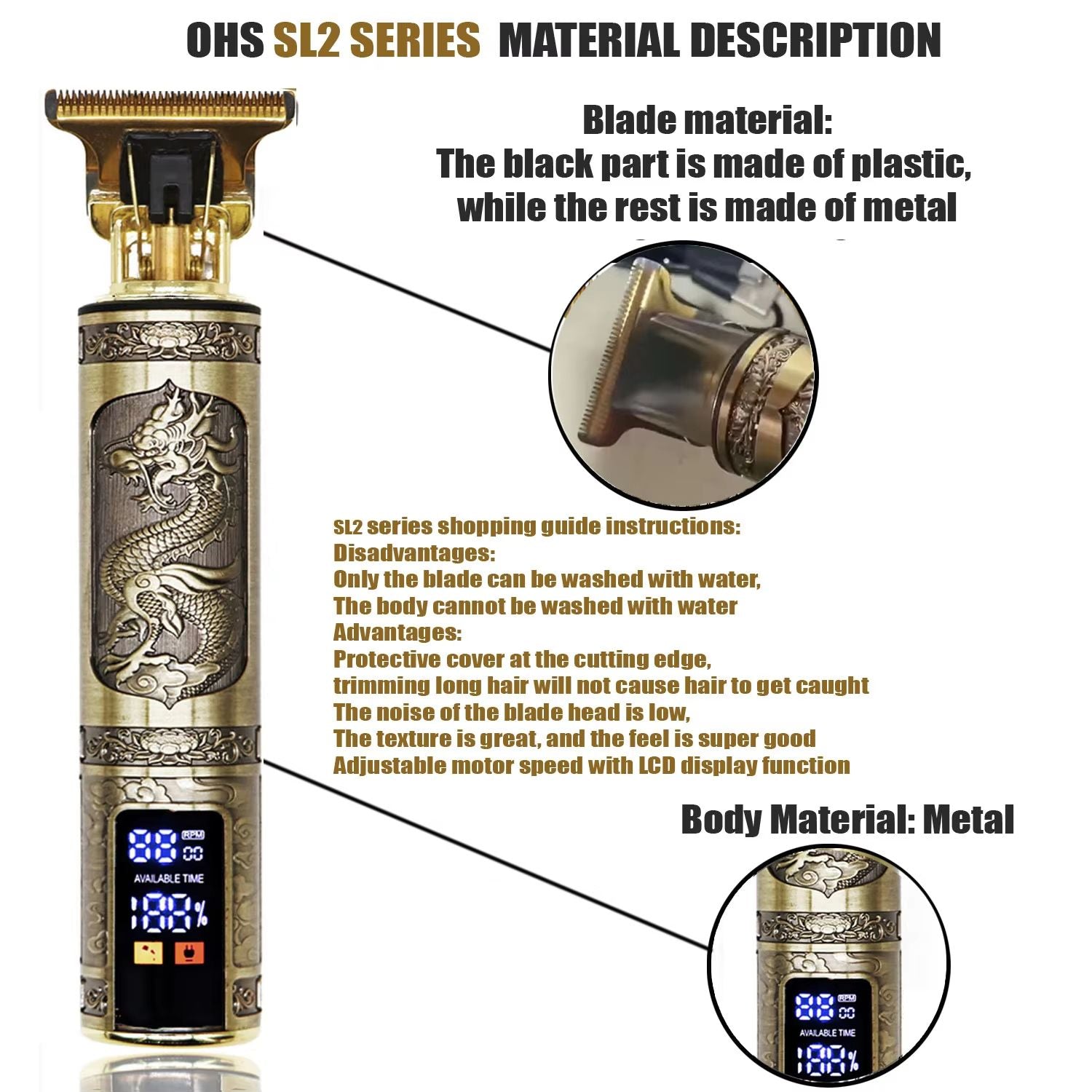 T9 Electric Hair And Beard Trimmer 0mm Precision Cordless Clipper For Men Grooming And Haircuts 11