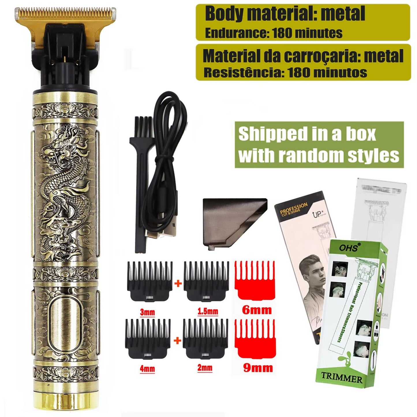 T9 Electric Hair And Beard Trimmer 0mm Precision Cordless Clipper For Men Grooming And Haircuts 13