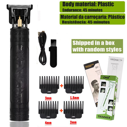 T9 Electric Hair And Beard Trimmer 0mm Precision Cordless Clipper For Men Grooming And Haircuts 7