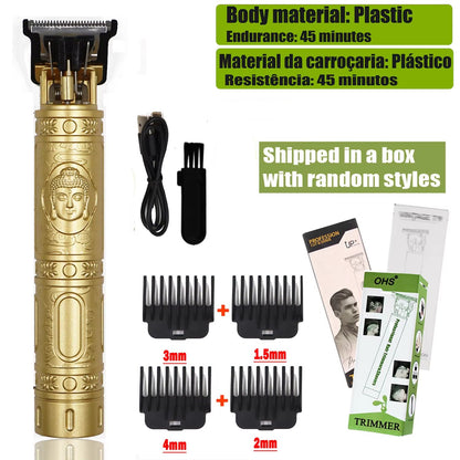 T9 Electric Hair And Beard Trimmer 0mm Precision Cordless Clipper For Men Grooming And Haircuts 8