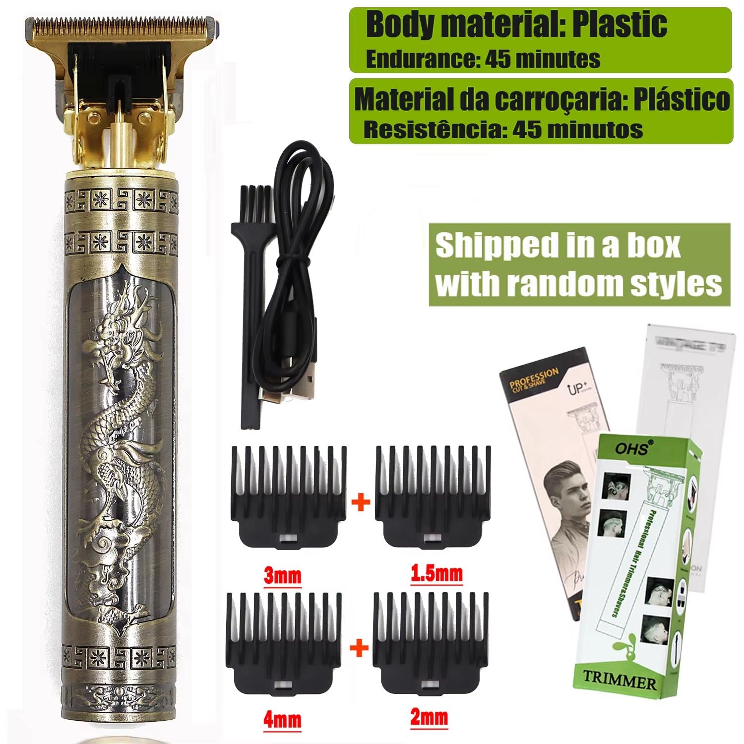 T9 Electric Hair And Beard Trimmer 0mm Precision Cordless Clipper For Men Grooming And Haircuts 17