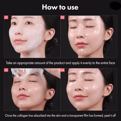 Real Collagen Fit Collagen Wrapping Mask 670000ppm Peel Off 1