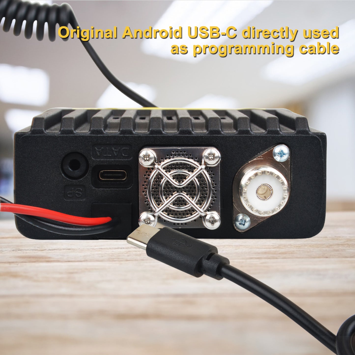 VHF UHF Dual Band Walkie Talkie Mobile Radio, Mini Car Transceiver with Noise Reduction Dual Watch & Vox Scramble