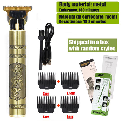 T9 Electric Hair And Beard Trimmer 0mm Precision Cordless Clipper For Men Grooming And Haircuts 15