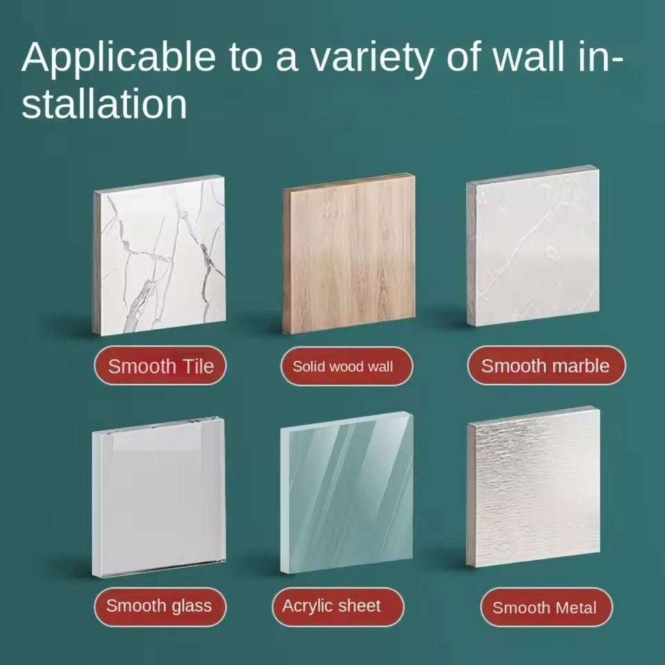 Adjustable Waterproof Shower Head Holder Wall Mount 5