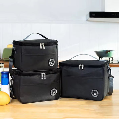 Insulated Lunch Bag With Shoulder Strap And Waterproof Lining 3