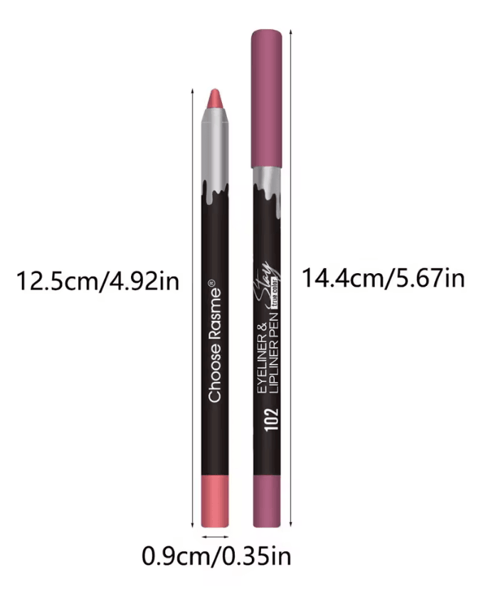 12 Color Matte Lip Liner Set Long Lasting Waterproof Lip Pencil 3