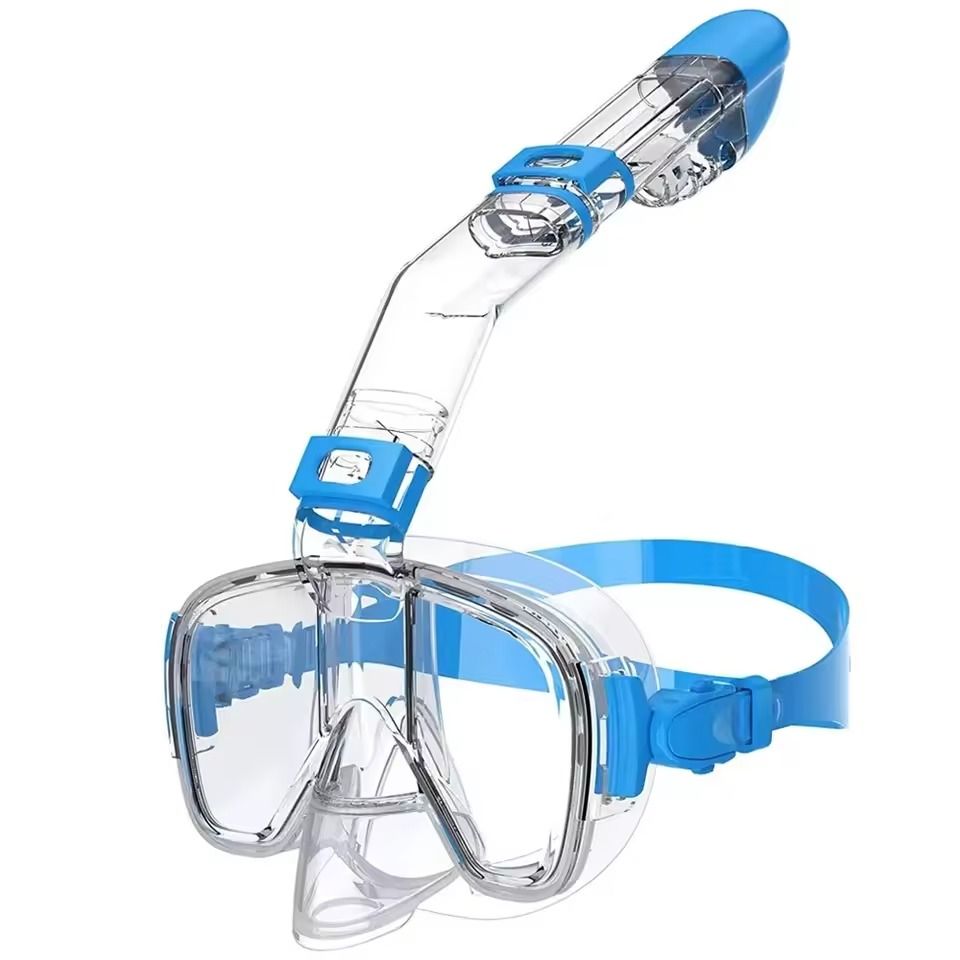 Underwater Snorkeling Mask Set With AntiFog Design And Safe Breathing System 7