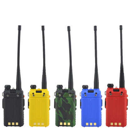 Dual Band Handheld Walkie Talkie Two-Way Radio VHF/UHF FM Portable BF-5R for Security, Camping & Emergency
