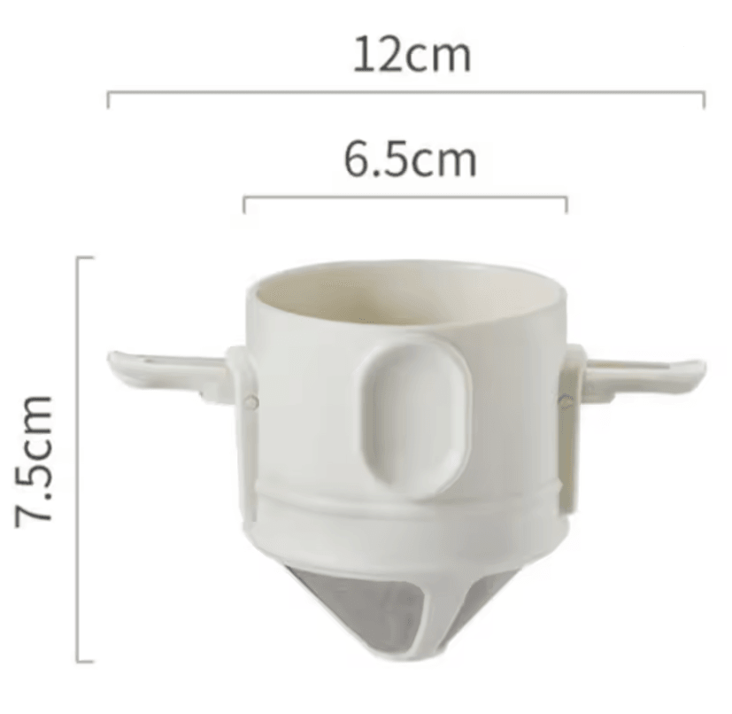 Portable Stainless Steel Coffee Dripper Mug Filter 2