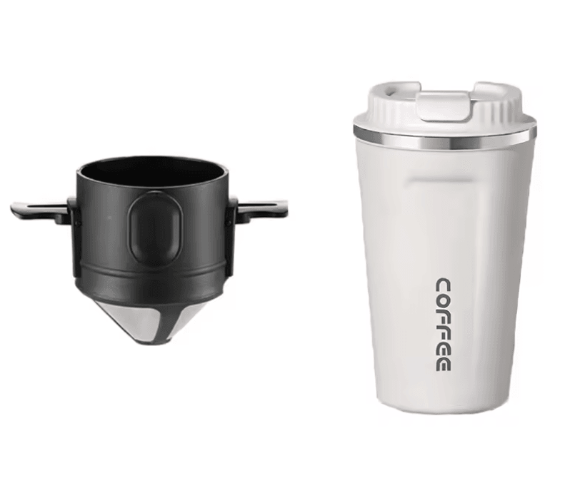 Portable Stainless Steel Coffee Dripper Mug Filter 5