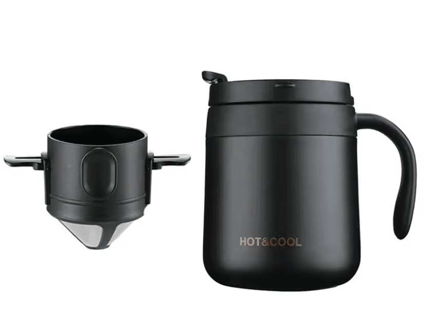 Portable Stainless Steel Coffee Dripper Mug Filter 8