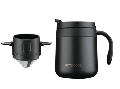 Portable Stainless Steel Coffee Dripper Mug Filter 8