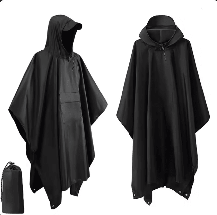 Outdoor Waterproof 3 In 1 Military Raincoat Poncho 4